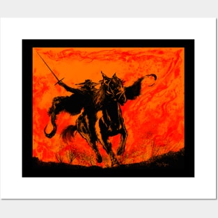 Zorro Fire and Flames Posters and Art